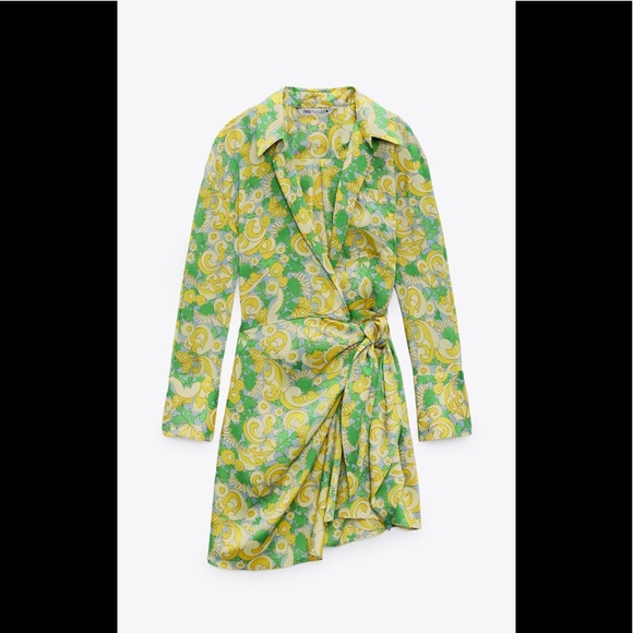 Zara printed dress - Picture 1 of 4